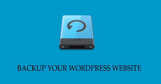 backup your wordpress website icon