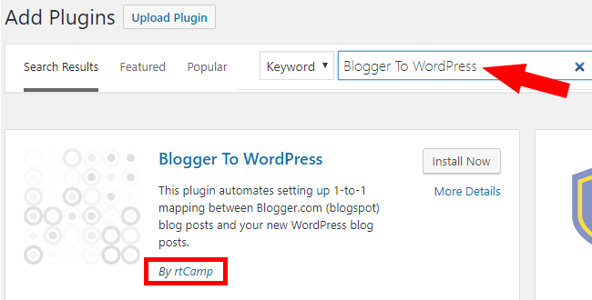 Blogger to WordPress Redirection Plugin