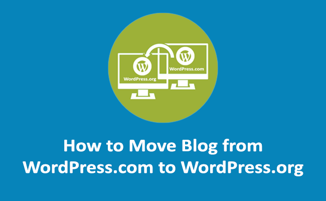 How to move blog from WordPress.com to WordPress.org